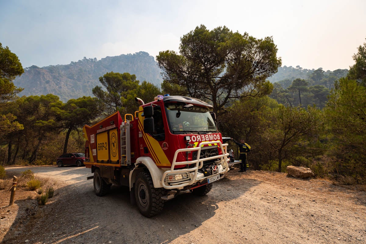 Las imágenes del mayor incendio de la provincia en lo que va de año