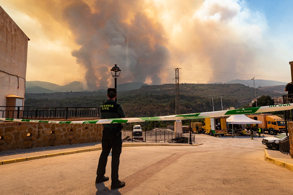 Las imágenes del mayor incendio de la provincia en lo que va de año