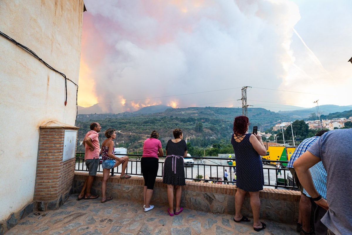 Las imágenes del mayor incendio de la provincia en lo que va de año