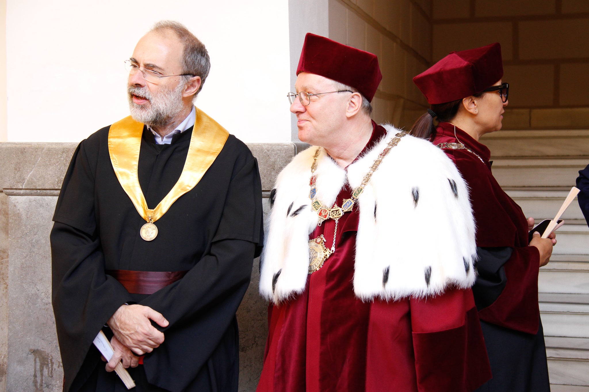 La rectora Pilar Aranda preside su última apertura de curso y recibe una emotiva ovación.