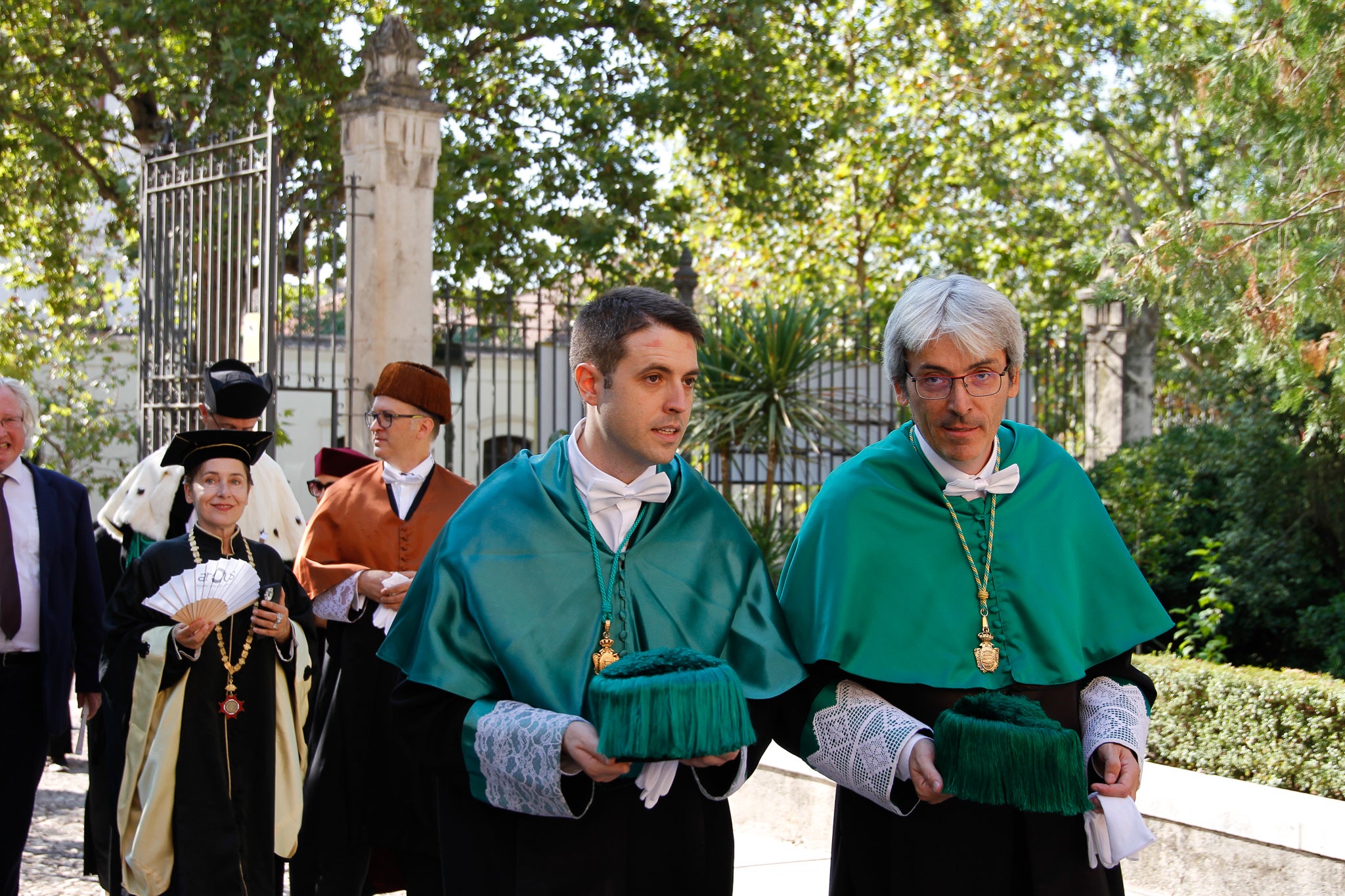 La rectora Pilar Aranda preside su última apertura de curso y recibe una emotiva ovación.