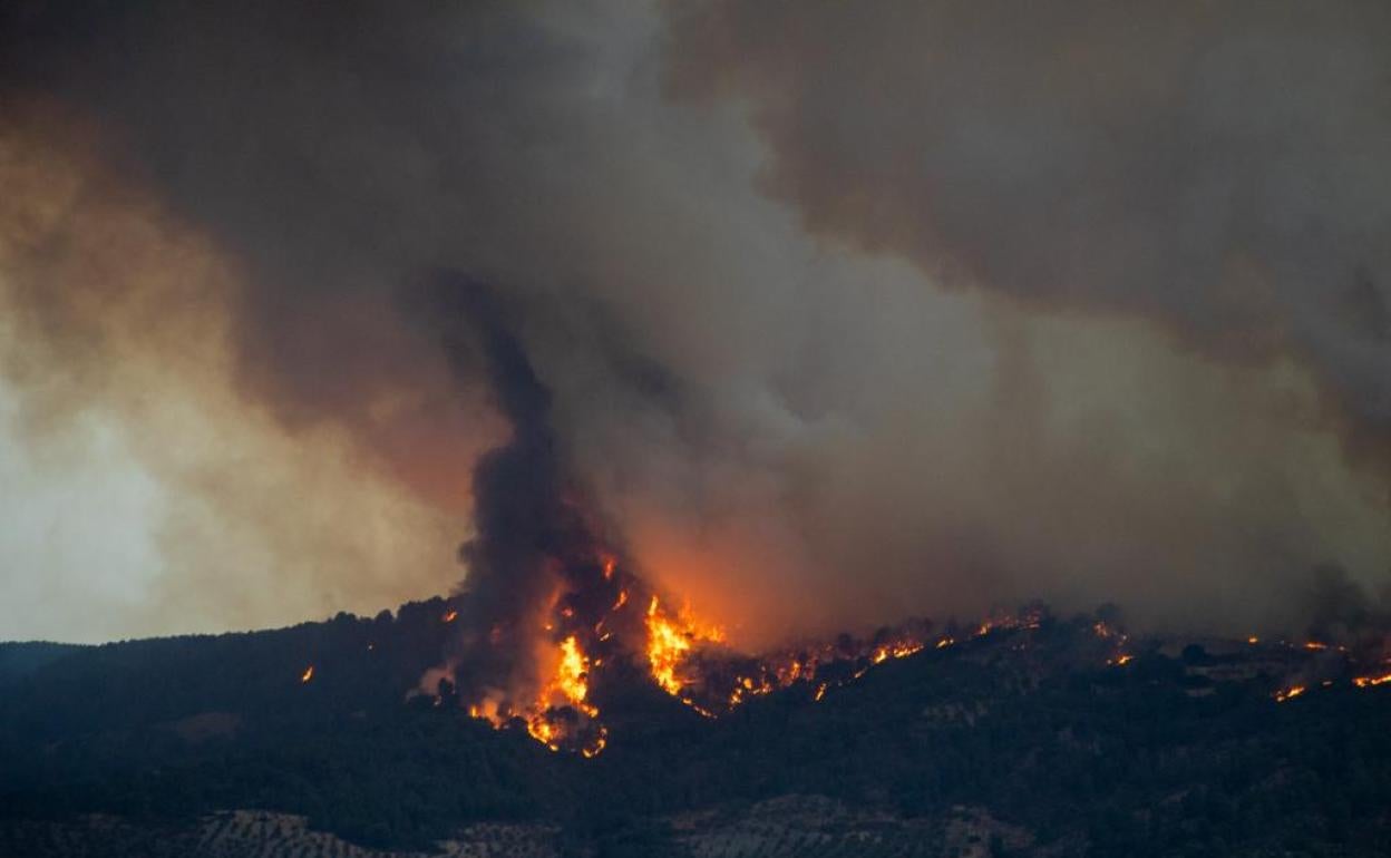 Incendio de Los Guájares