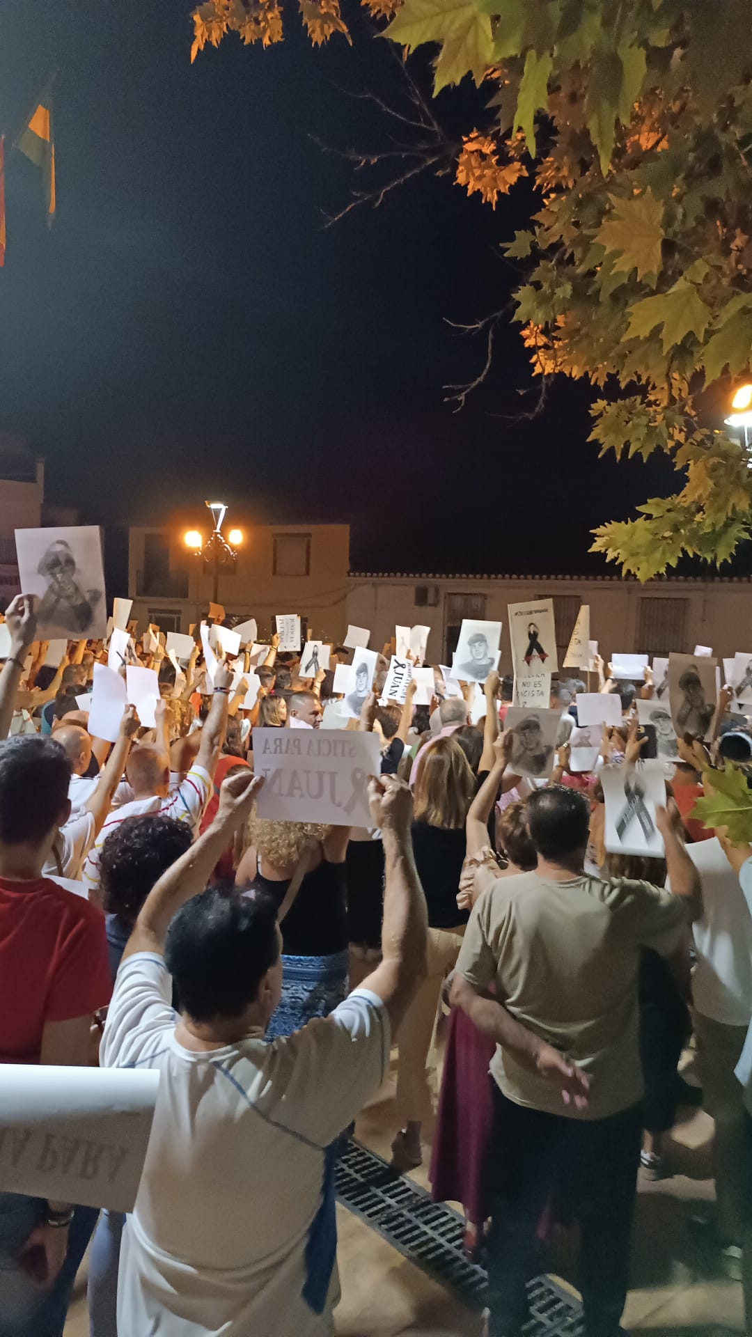 Un momento de la nueva concentración desarrollada este lunes. 