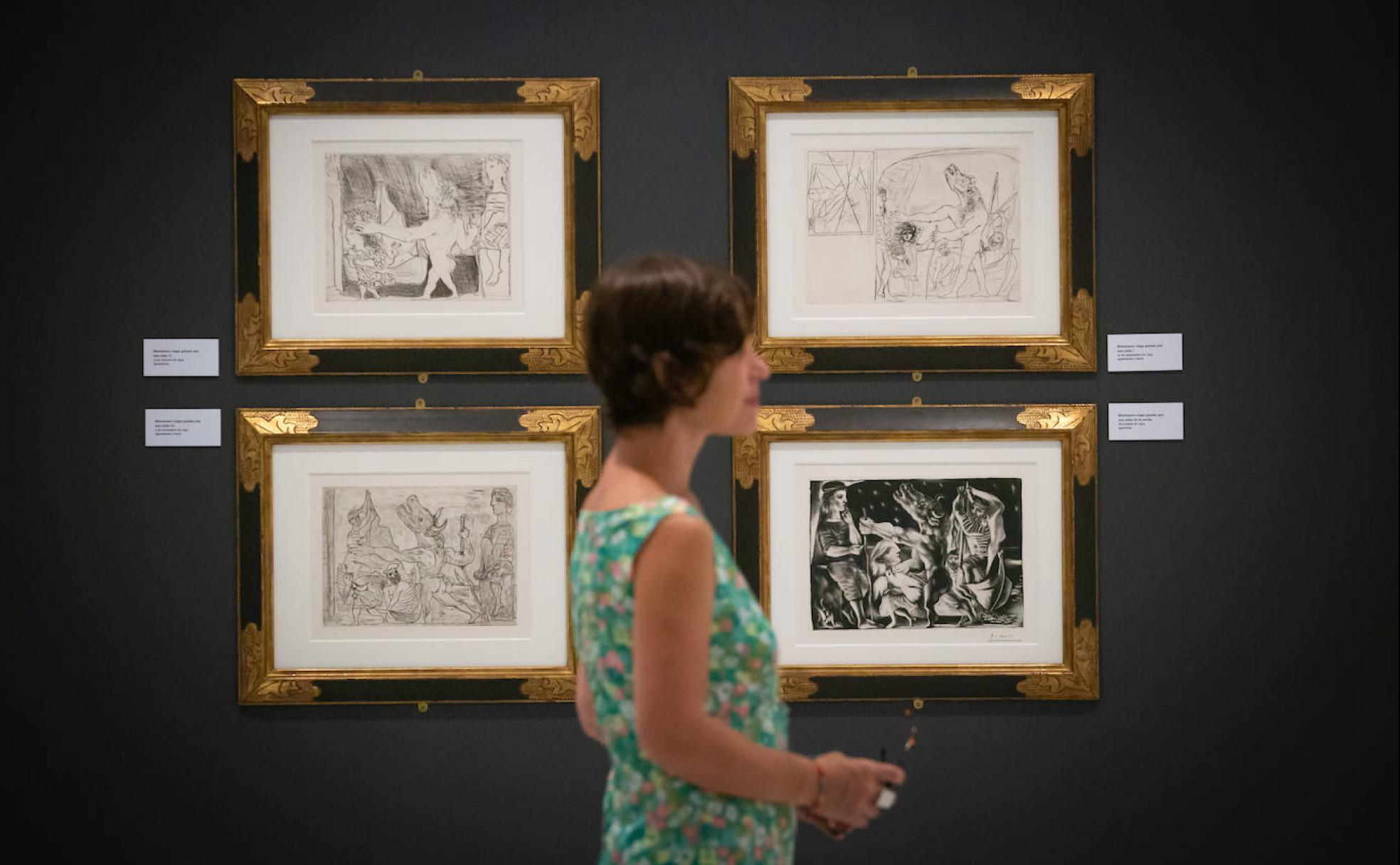 Una de las secciones de 'Suite Vollard' está dedicada al personaje del Minotauro. 