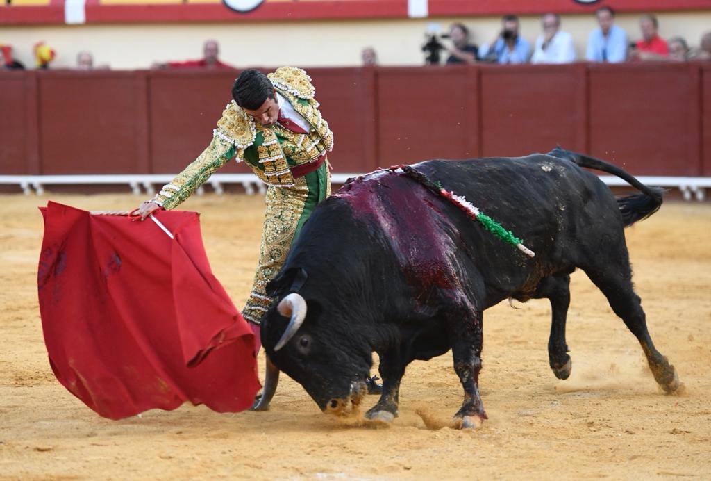 Momento del festejo celebrado en Vera.