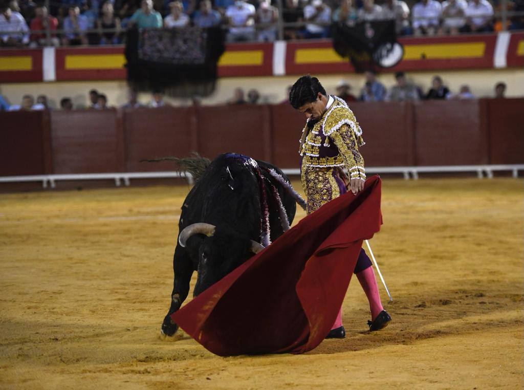 Momento del festejo celebrado en Vera.