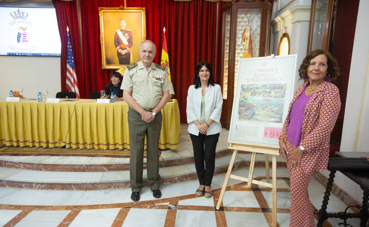 Un momento de la presentación de la muestra.