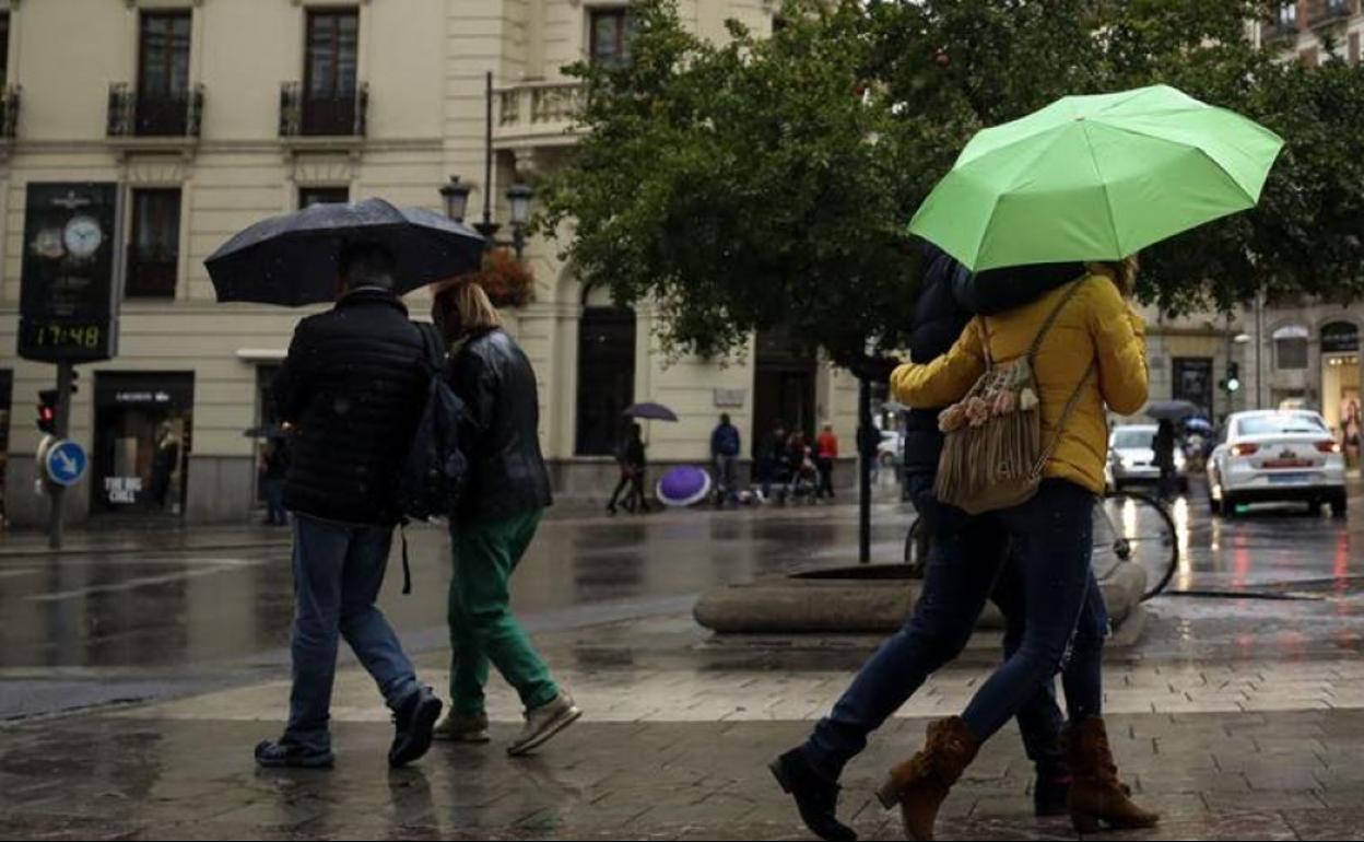 Lluvia en Andalucía.