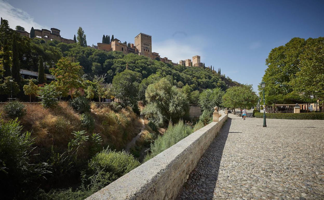 Zona por donde discurrirá el Paseo de Romayla. 