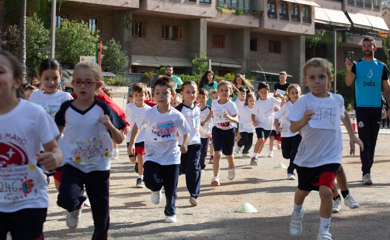 Carrera solidaria contra la leucemia celebrada este viernes en el Salón