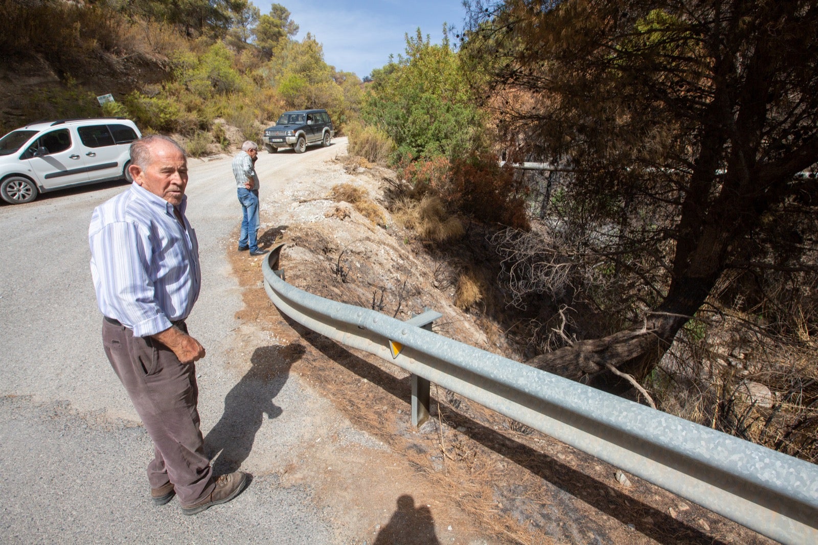 Así ha quedado la zona de Los Guájares tras el gran incendio