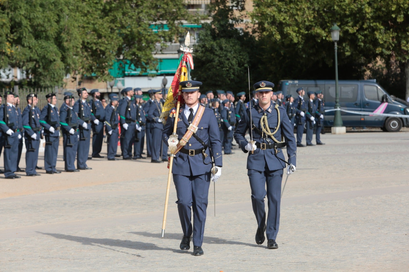 Jura de bandera de civiles en la Base Aérea de Armilla