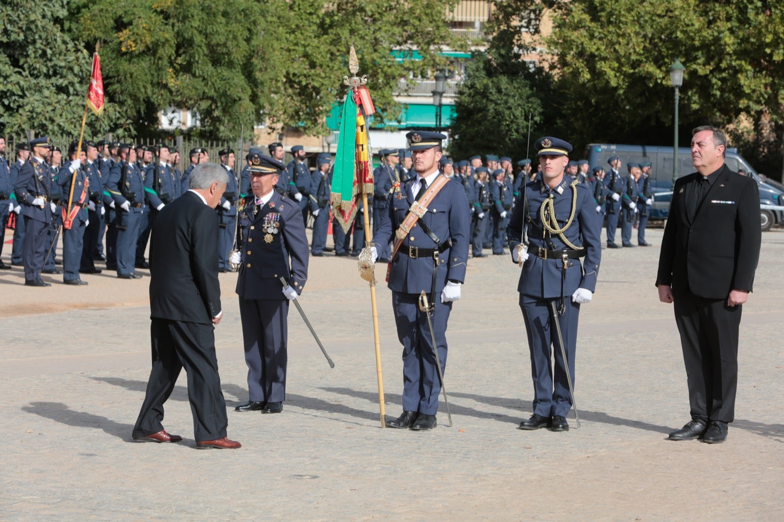 Jura de bandera de civiles en la Base Aérea de Armilla
