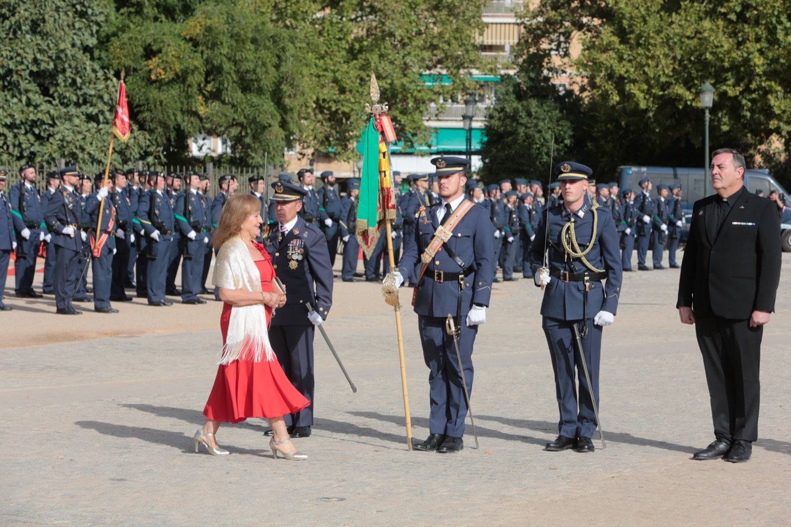 Jura de bandera de civiles en la Base Aérea de Armilla