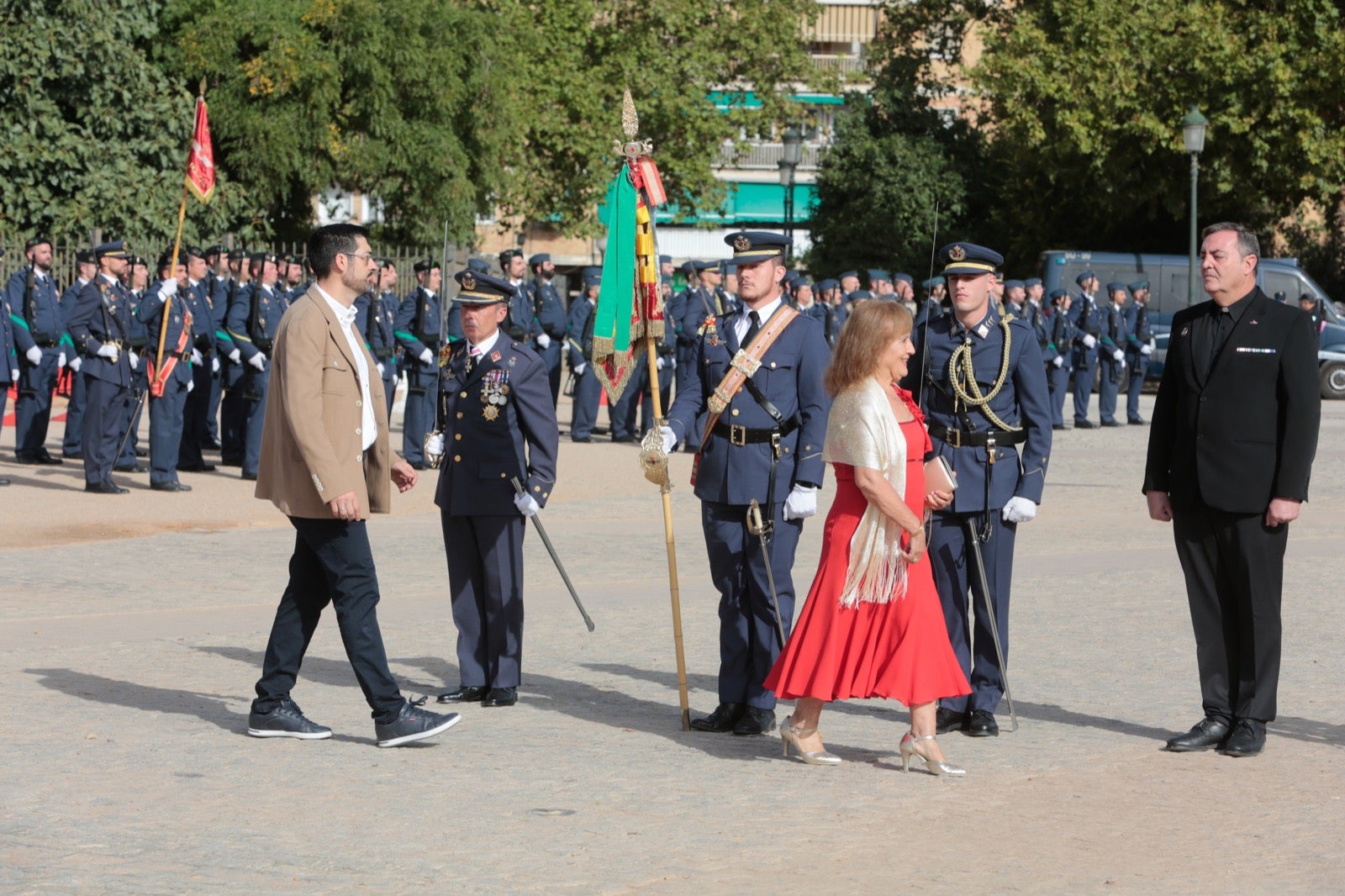 Jura de bandera de civiles en la Base Aérea de Armilla