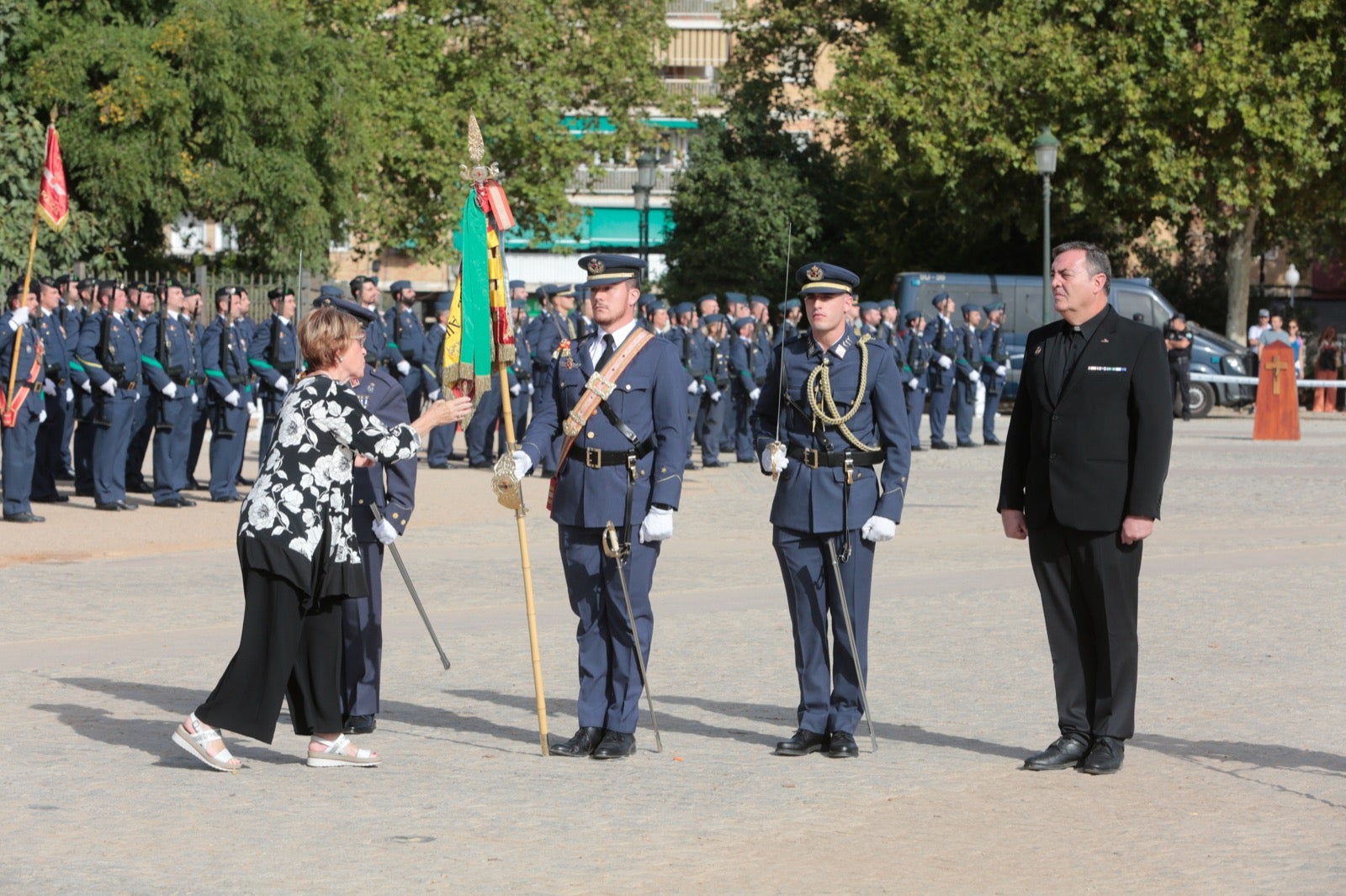 Jura de bandera de civiles en la Base Aérea de Armilla