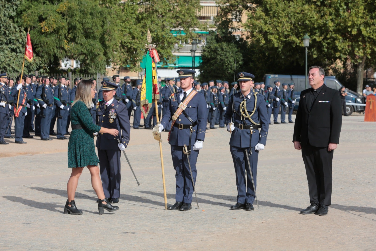 Jura de bandera de civiles en la Base Aérea de Armilla