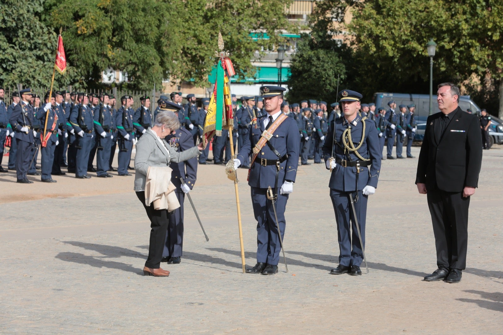 Jura de bandera de civiles en la Base Aérea de Armilla