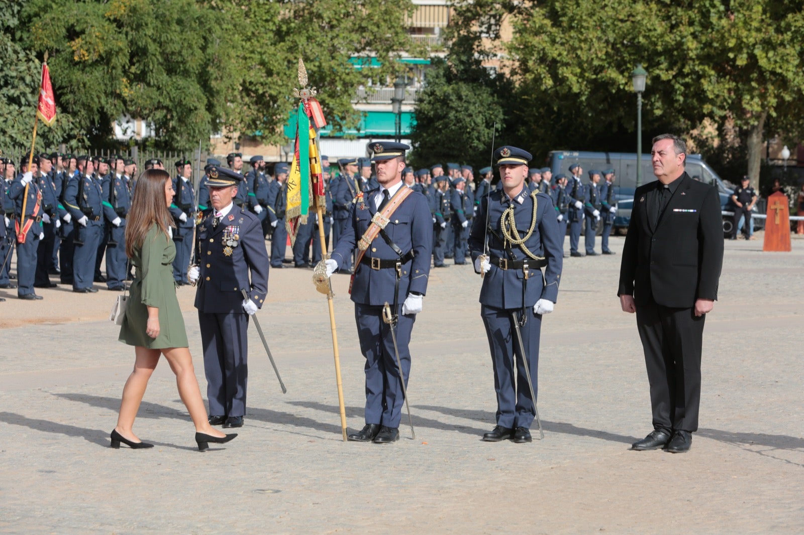 Jura de bandera de civiles en la Base Aérea de Armilla