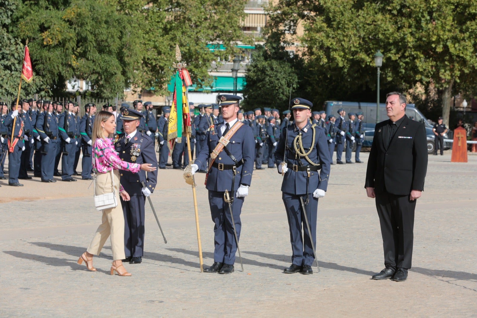 Jura de bandera de civiles en la Base Aérea de Armilla