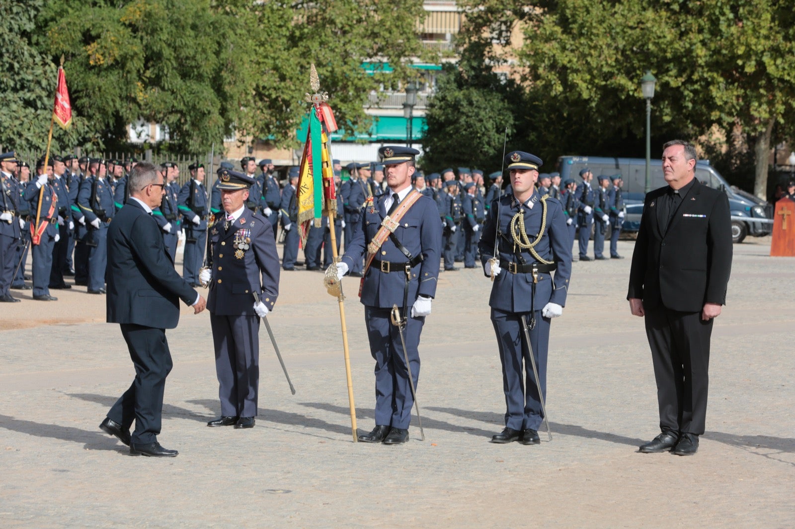 Jura de bandera de civiles en la Base Aérea de Armilla
