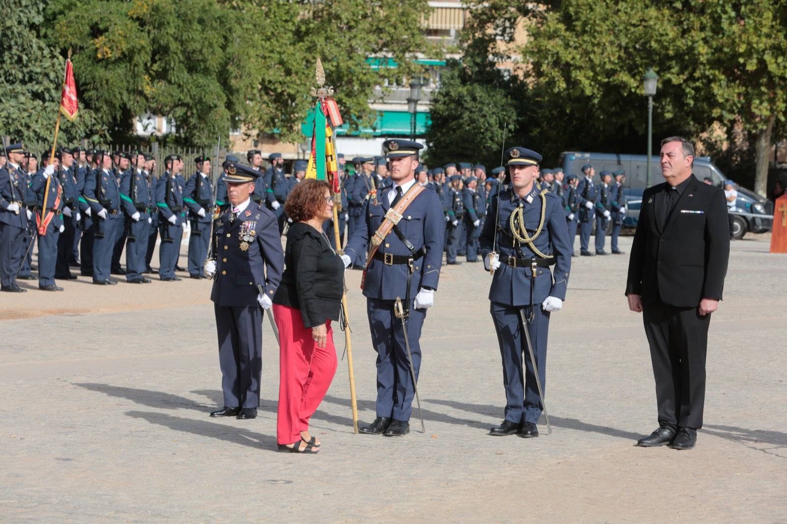 Jura de bandera de civiles en la Base Aérea de Armilla
