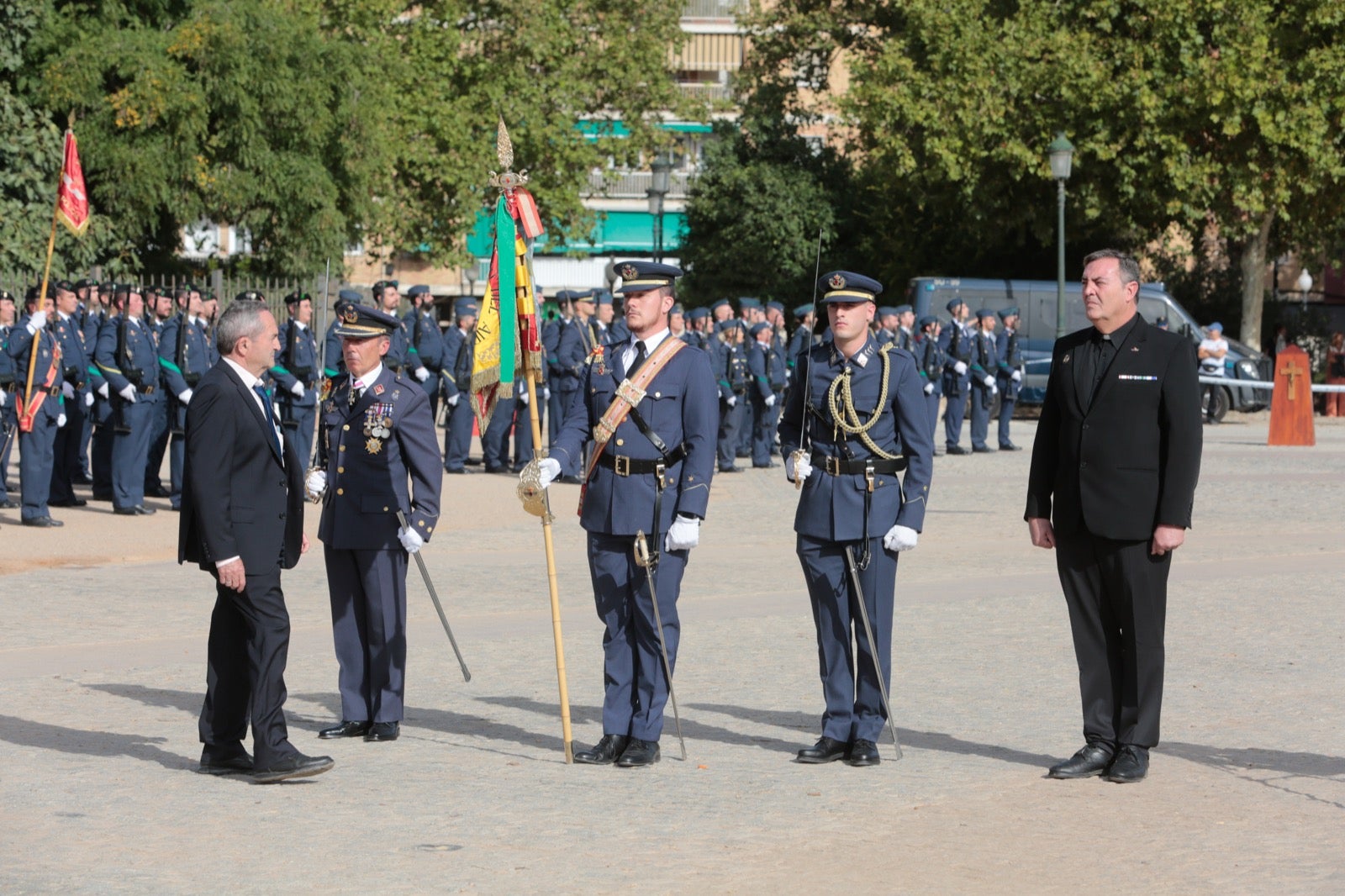 Jura de bandera de civiles en la Base Aérea de Armilla