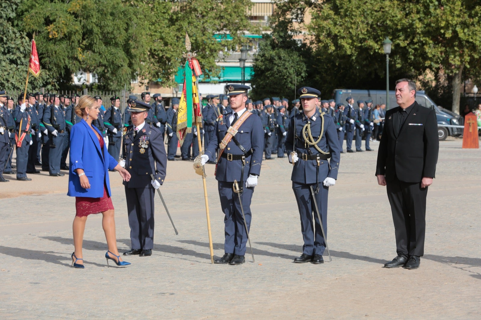 Jura de bandera de civiles en la Base Aérea de Armilla