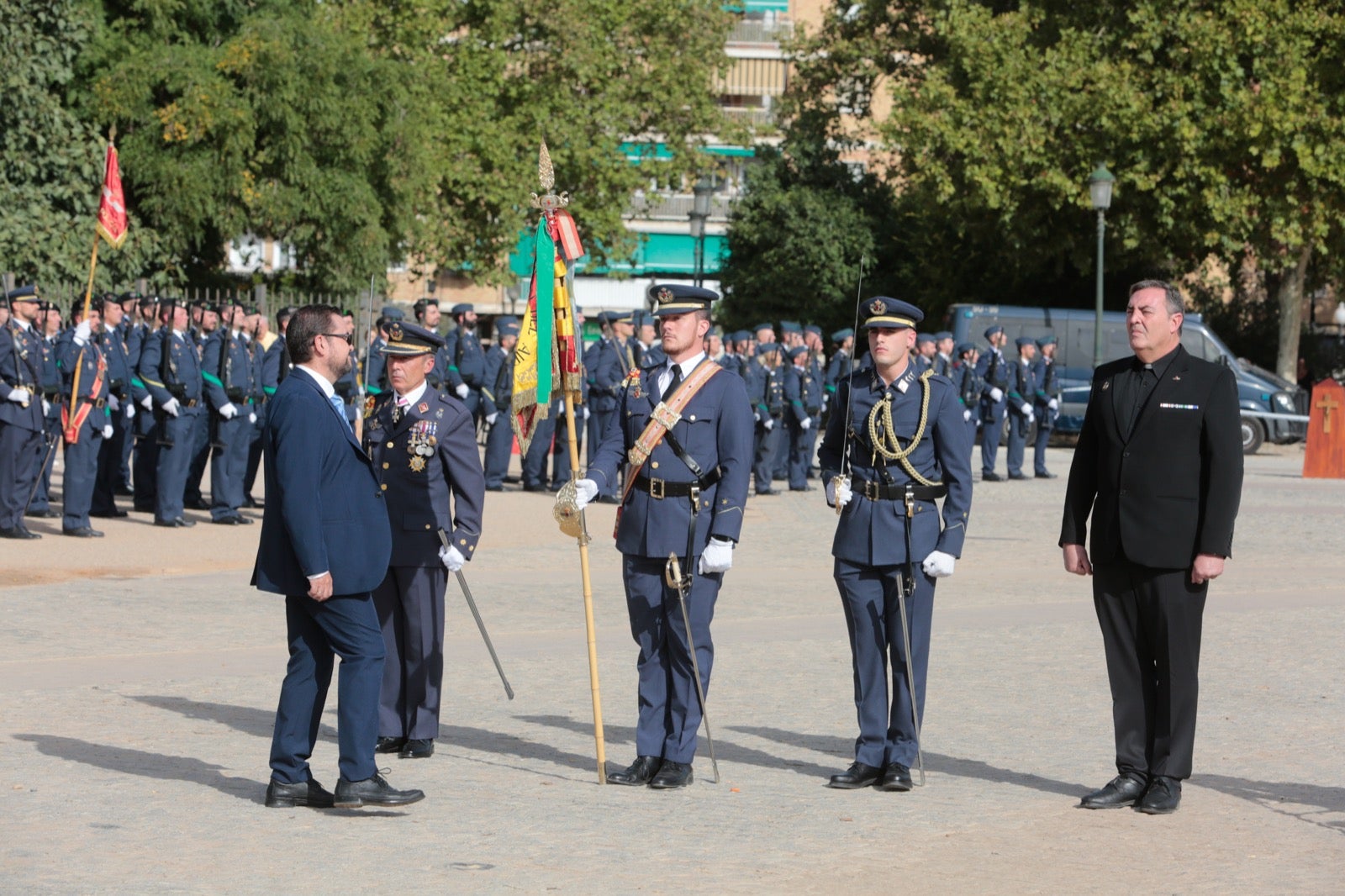 Jura de bandera de civiles en la Base Aérea de Armilla