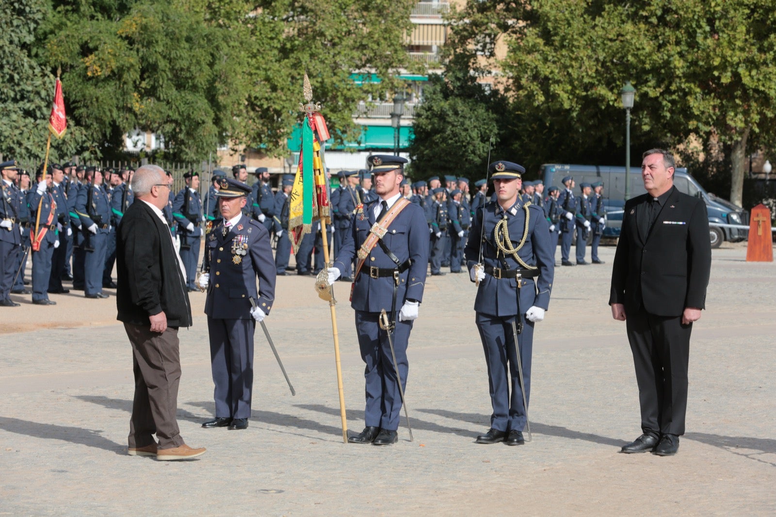 Jura de bandera de civiles en la Base Aérea de Armilla