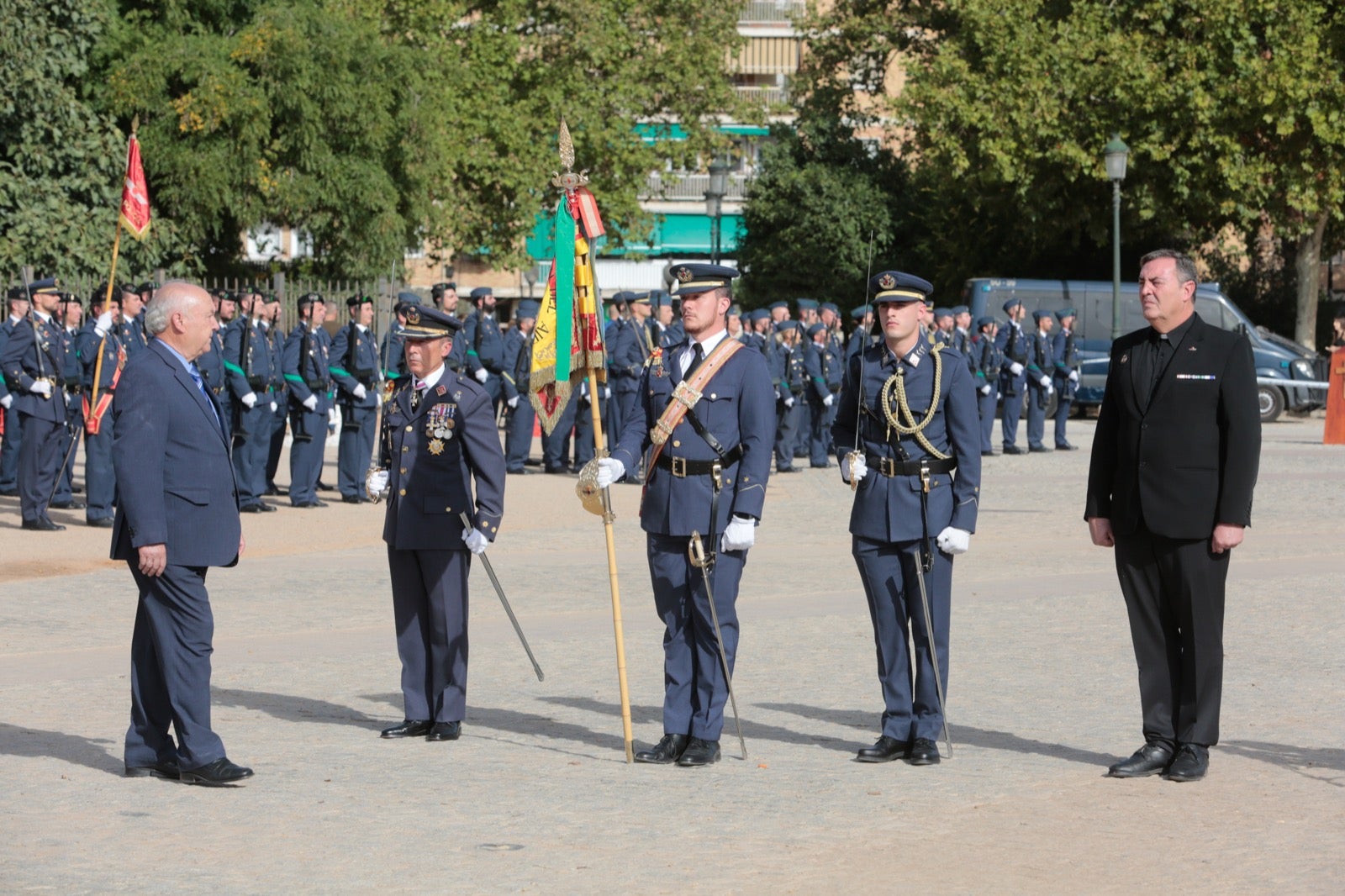 Jura de bandera de civiles en la Base Aérea de Armilla