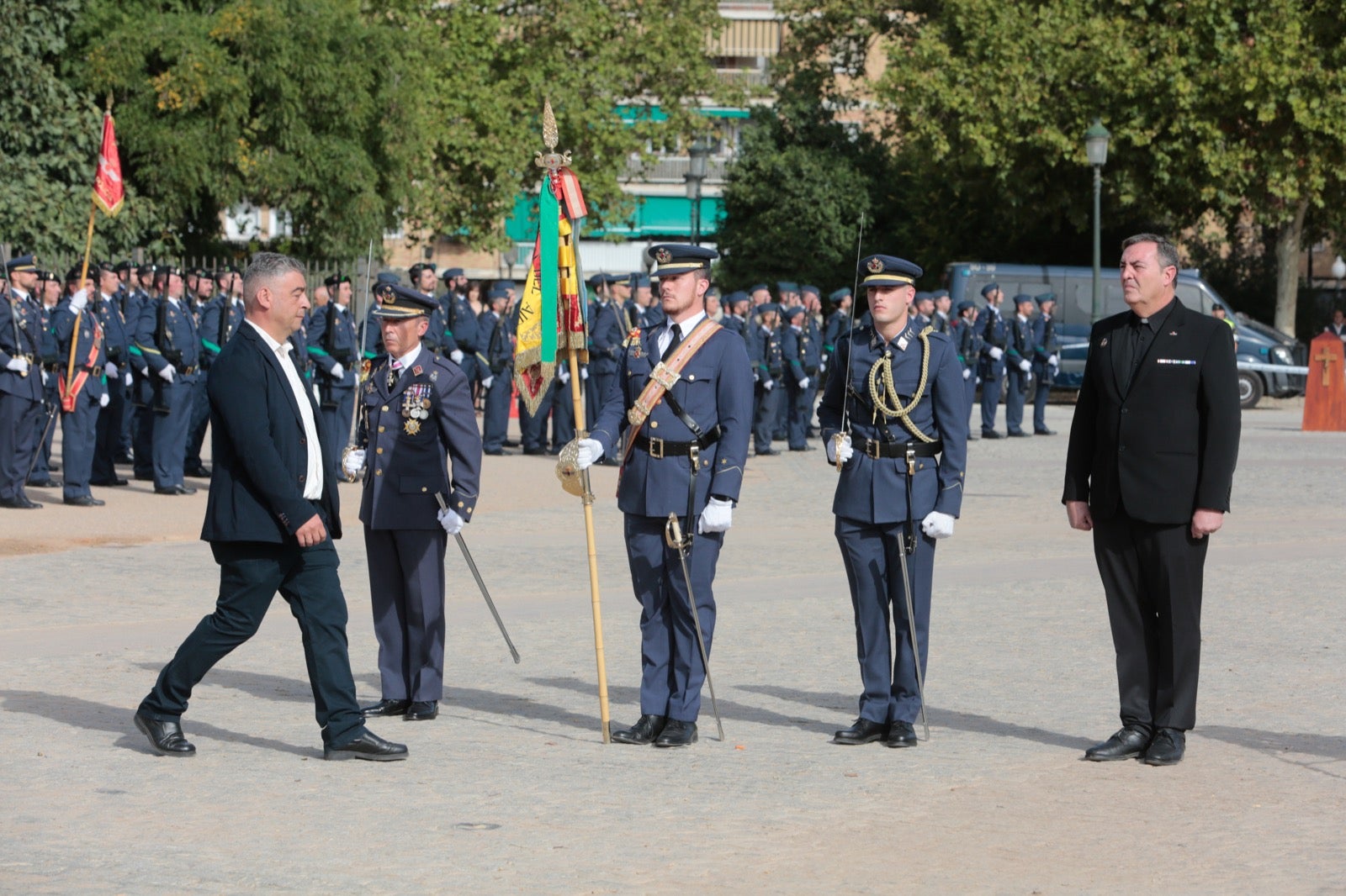Jura de bandera de civiles en la Base Aérea de Armilla