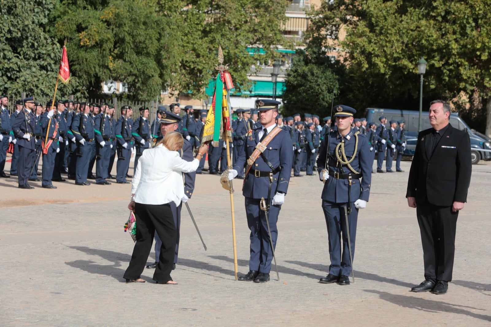 Jura de bandera de civiles en la Base Aérea de Armilla