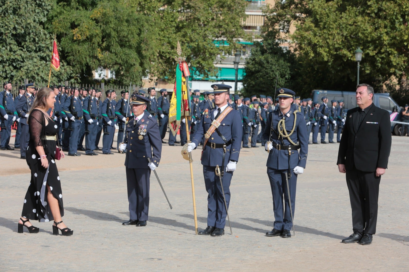 Jura de bandera de civiles en la Base Aérea de Armilla