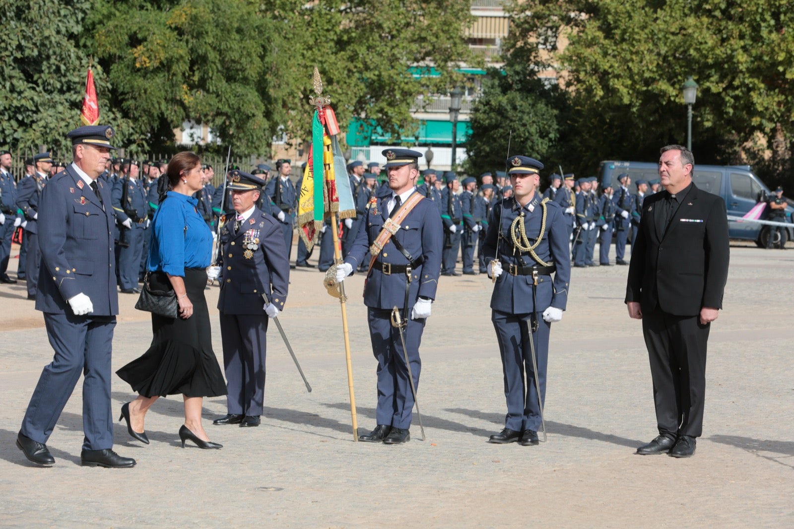 Jura de bandera de civiles en la Base Aérea de Armilla