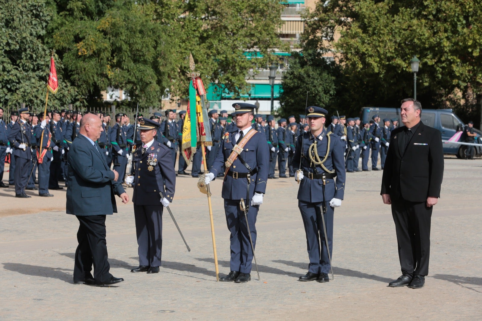 Jura de bandera de civiles en la Base Aérea de Armilla