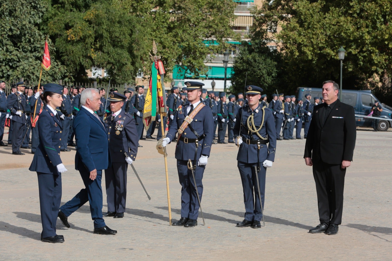 Jura de bandera de civiles en la Base Aérea de Armilla