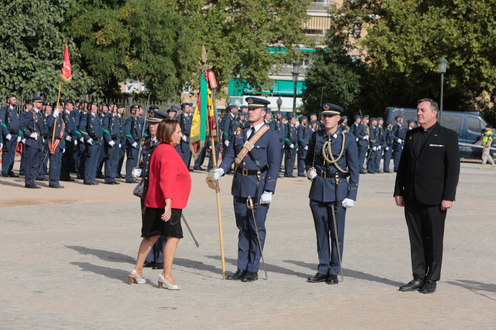 Jura de bandera de civiles en la Base Aérea de Armilla