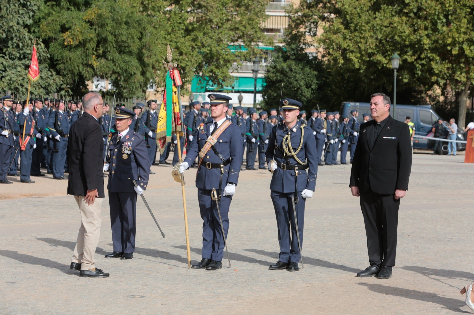 Jura de bandera de civiles en la Base Aérea de Armilla
