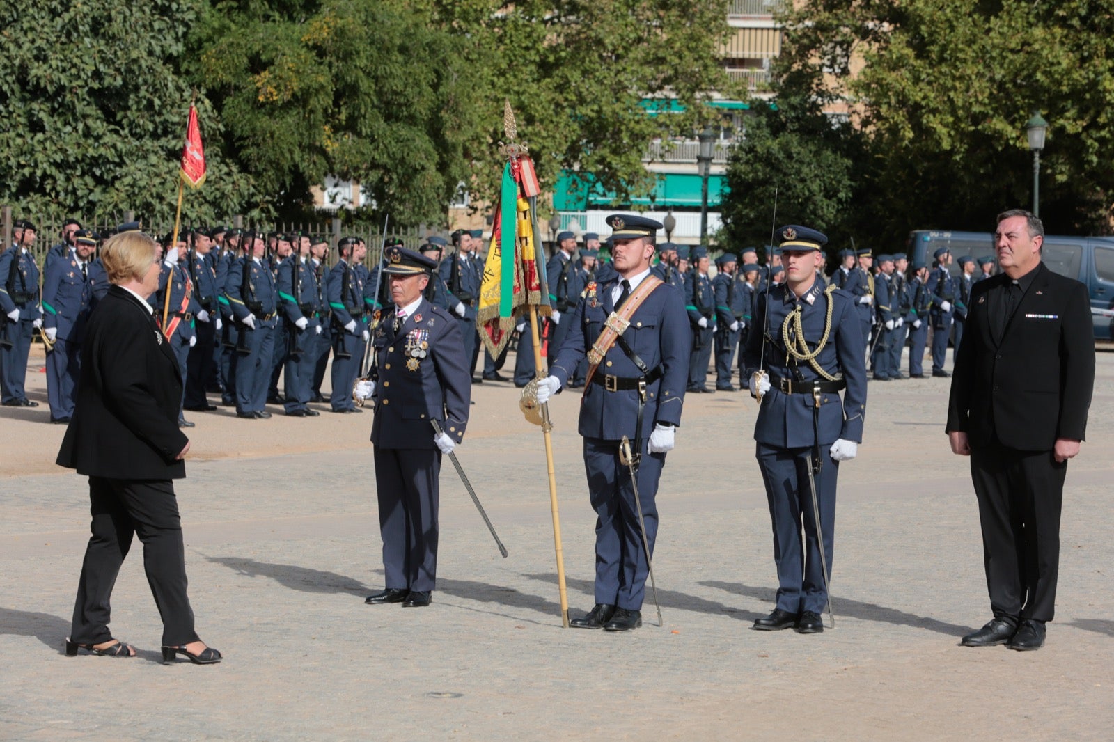 Jura de bandera de civiles en la Base Aérea de Armilla