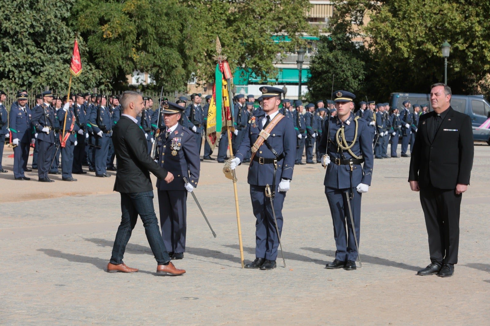 Jura de bandera de civiles en la Base Aérea de Armilla