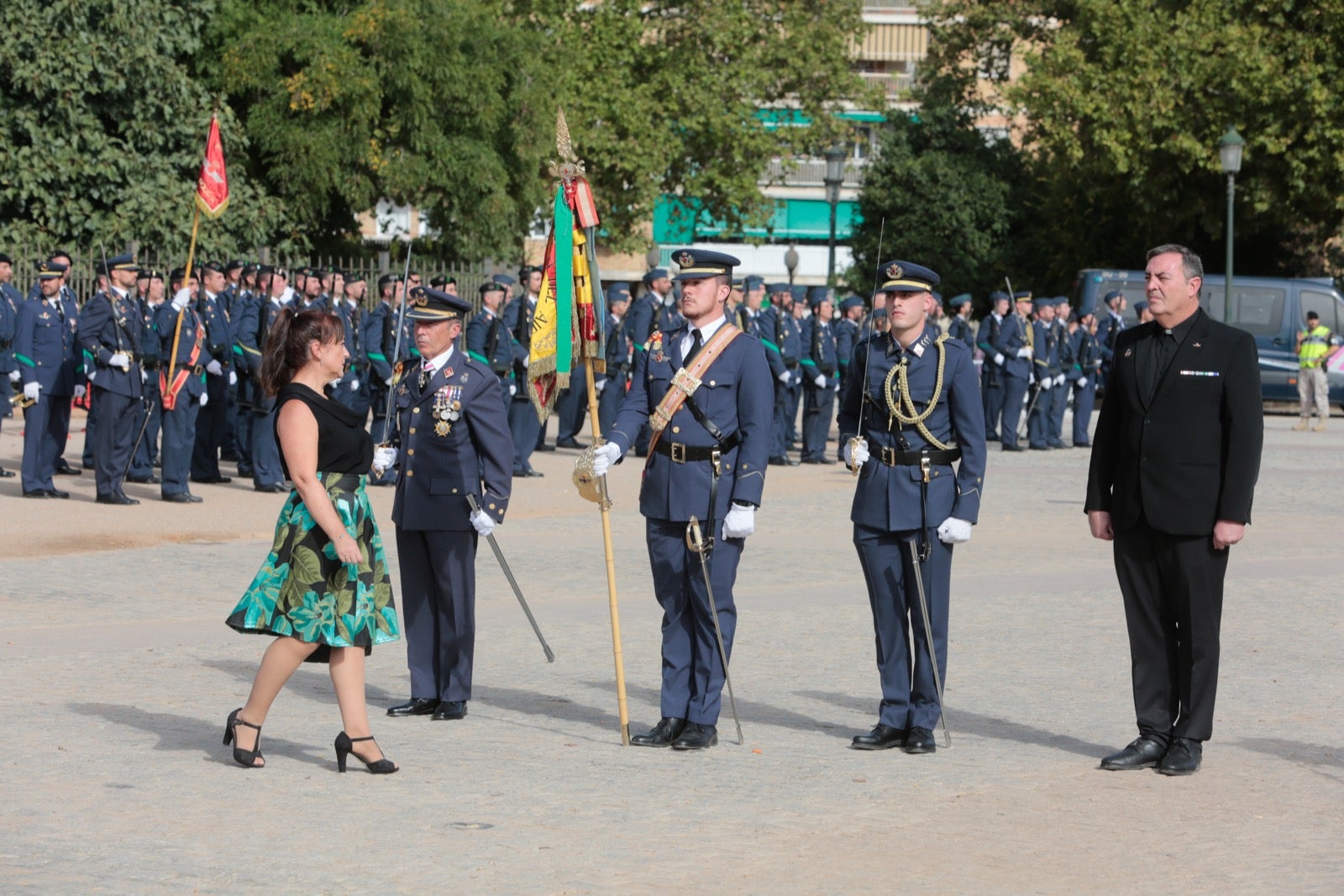 Jura de bandera de civiles en la Base Aérea de Armilla
