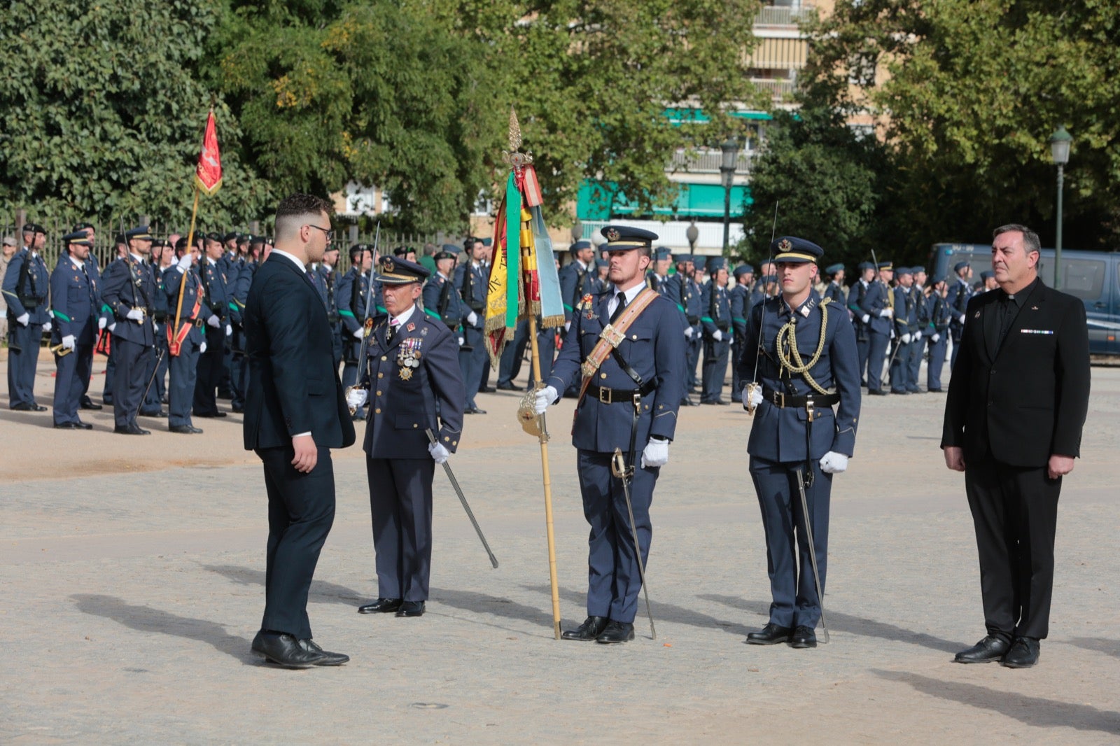 Jura de bandera de civiles en la Base Aérea de Armilla