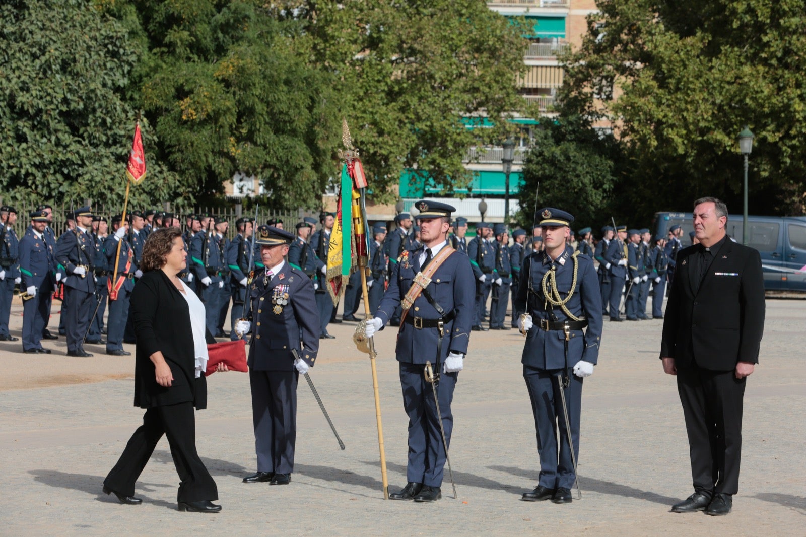 Jura de bandera de civiles en la Base Aérea de Armilla