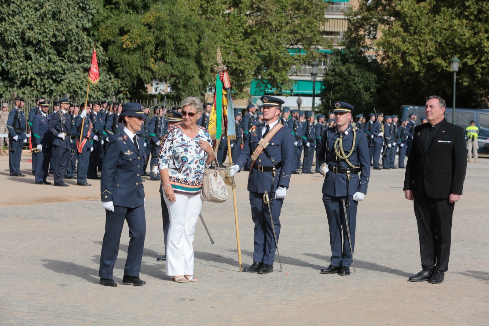 Jura de bandera de civiles en la Base Aérea de Armilla