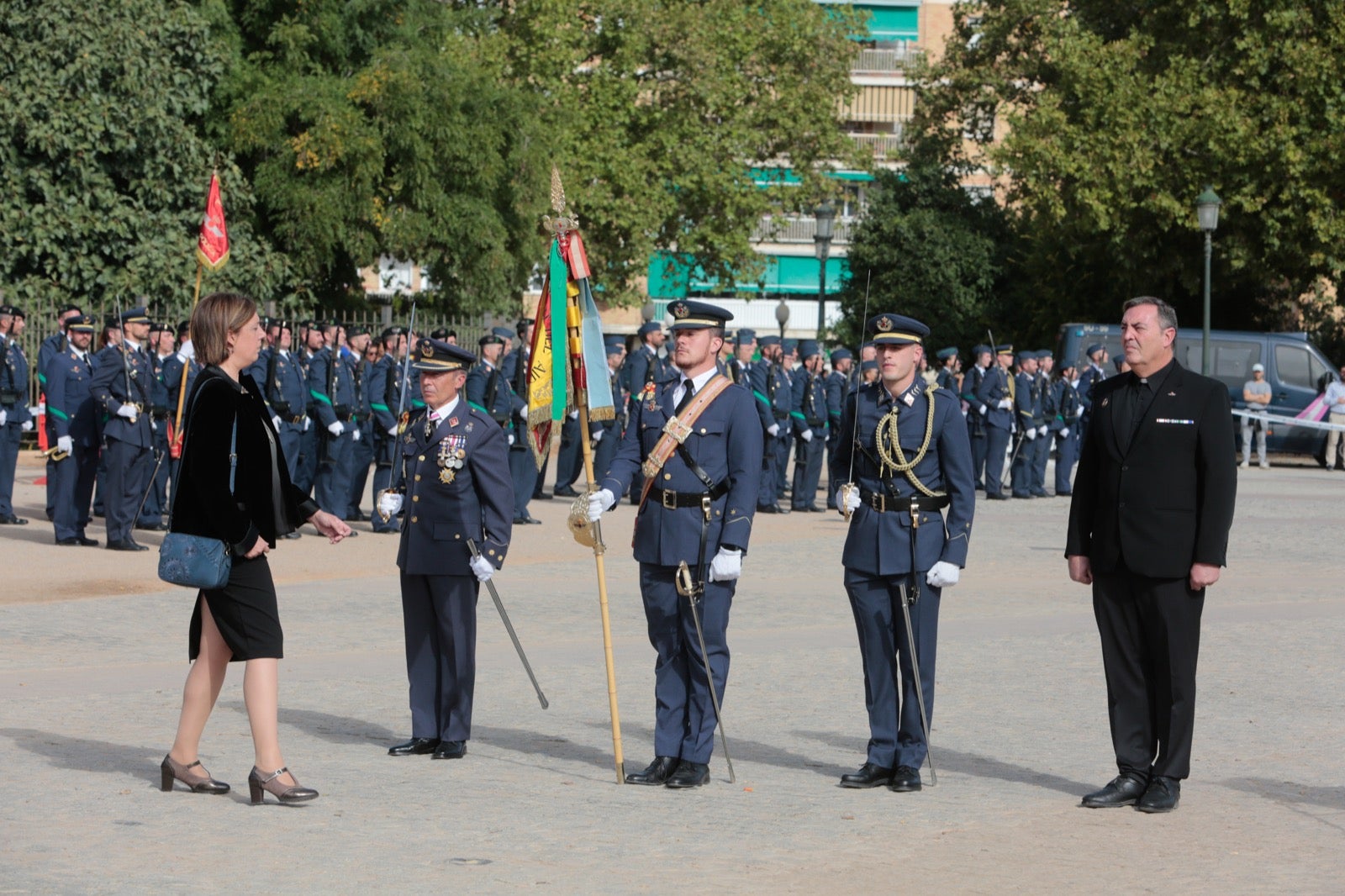 Jura de bandera de civiles en la Base Aérea de Armilla