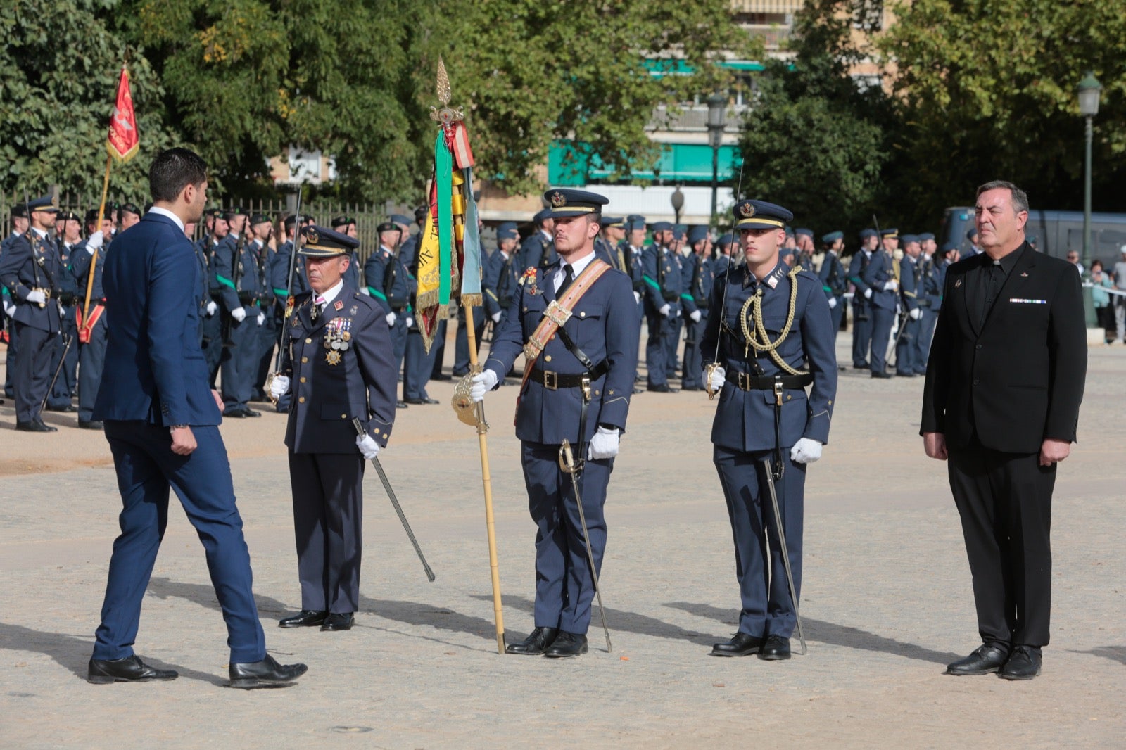 Jura de bandera de civiles en la Base Aérea de Armilla