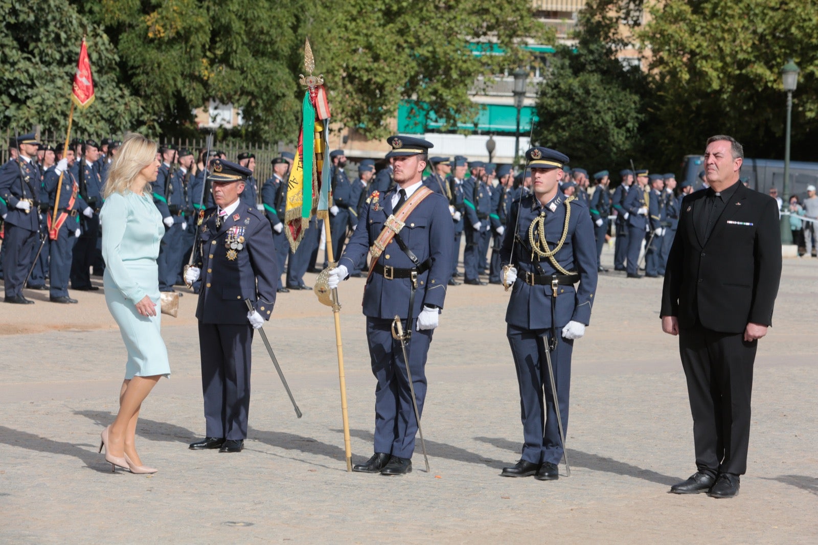 Jura de bandera de civiles en la Base Aérea de Armilla