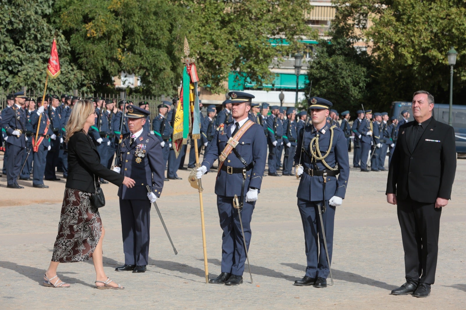 Jura de bandera de civiles en la Base Aérea de Armilla