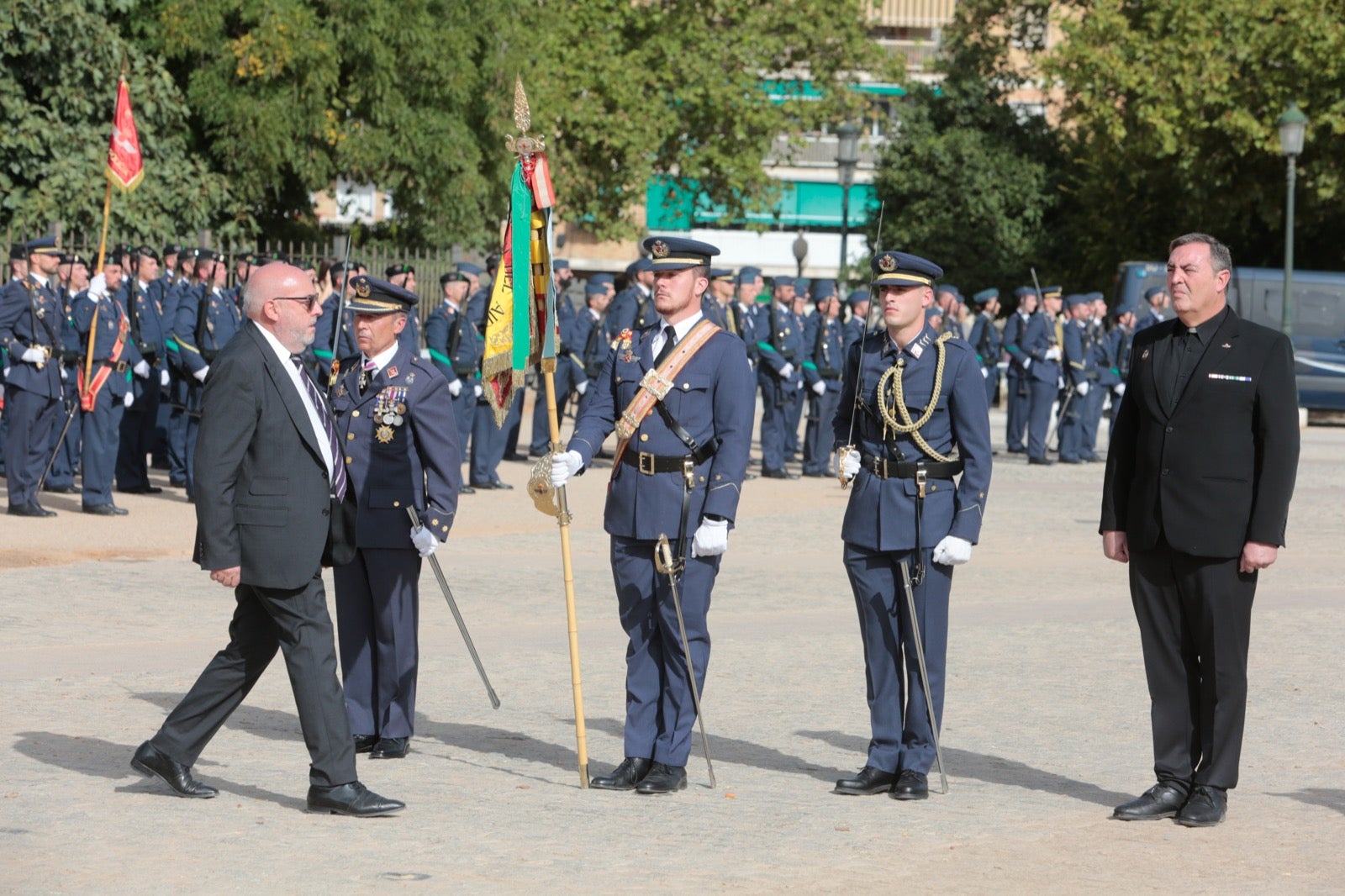 Jura de bandera de civiles en la Base Aérea de Armilla